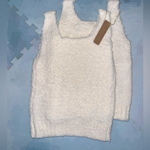 SKIMS Kids Cozy Knit Tank Tops - NWT (Bone)